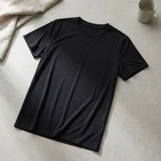 유니클로 UNIQLO 에어리즘 크루넥T 반팔 티셔츠 이너웨어 블랙