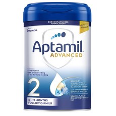 압타밀 어드밴스드 팔로우 온 2단계 분유 6-12개월 이상 800g Aptamil Advanced 2 Follow On Baby Milk, 12개