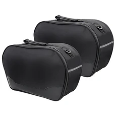 오토바이 안장 가방 내부 왼쪽 오른쪽 트렁크 패니어 라이너 혼다 골드윙 GL1800 GL 2012-2017, 01 Black 2 Pcs