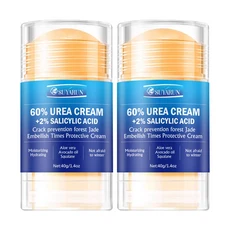 수야룬 60% 우레아 풋 케어 크림 스틱 - 갈라진 발뒤꿈치 집중 건조한 발을 위한 굳은살 제거 빠르게 흡수, 02 40g-2