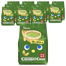 토하토 캐러멜 콘 진한 말차 맛, 12개, 62g
