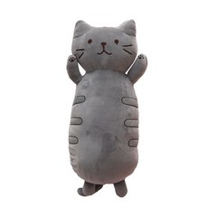 Fuku Fuku Nyanko 貓咪抱枕, 灰色貓咪抱枕50公分(現貨