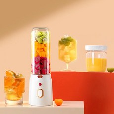 PYHO 믹서기 멀티 무선 휴대용 미니 믹서컵 500ML, 흰색, 흰색
