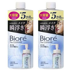 비오레 더 클렌즈 오일 메이크업 리무버 리필용, 2개, 430ml