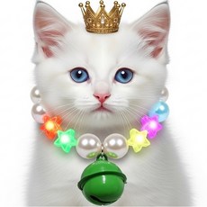 베라킴 반려견 반려묘 야광방울목걸이, 1개, 초록