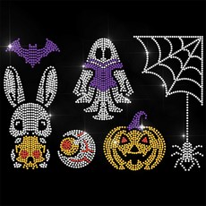 1개 유리 핫픽스 라인스톤 다리미 부착형 아플리케 의상 액세서리 (옷 가방 바지 등 다양한 모양 297x210mm), 혼합색