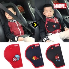 어린이 유아안전벨트가드 일반형 주니어카시트호환 초등카시트벨트, 마블 일반형 레드(캡틴아메리카)