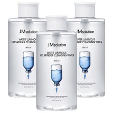 제이엠솔루션 물광 에스오에스 링거 클렌징 워터 블랙, 850ml, 3개