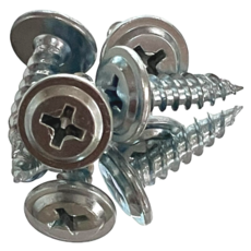 스틸하우스용 모드외날 와샤붙이 평머리 나사 백색 흑색 #8(4.2mm) 16mm~25mm, 500개