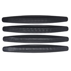 NR 카본패턴 자동차 범퍼 가드, 4개, 블랙