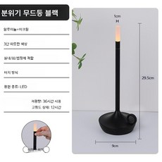 캠핑 무드등 랜턴 텐트밖은유럽 렌턴, 1개, 블랙