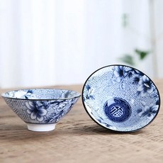 컵 그릇 1 도자기 세라믹 콘 레트로 파란색과 명상 흰색 방지 차 여행 그린 세트 찻잔 스케일링 손으로, B1 --7X3.3CM 45ML, 1개