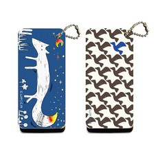 손톱 닦기 큐피카! 2개 세트 간단한 2단계로 빛나는 자연스러운 아름다운 손톱 네일샤이너 손톱 연마 (여우와 제비)