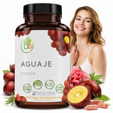 Aguaje 캡슐 – 식물성 90개(1회 제공량당 1500mg) - 페루 원산지 천연 여성 건강 및 호르몬 균형 지원 비건 GMO 프리 글루텐 프리 100% 정품 Bexpe, Aguaje 캡슐 – 식물성 90개(1회 제공량당 15, 1개
