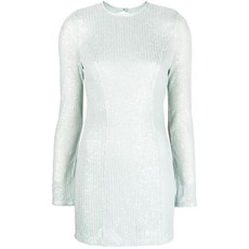 로테이트비르거크리스텐슨 시퀸 장식 오픈 백 미니 드레스