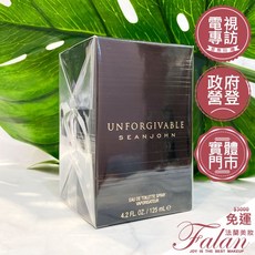 Sean John Unforgivable 男性淡香水 125ML, 1個, 125ML 正裝-2029/05
