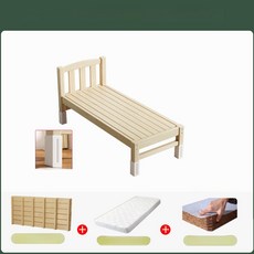 사이드확장침대 침대 베드 확장 공간 확장침대 배드, 헤드보드 스타일 + 5cm 매트리스