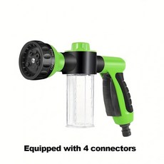 고압 조절식 애완 동물 깨끗한 목욕 물 거품 비누 개 청소 1 세트/2 세트, 3)green 1set