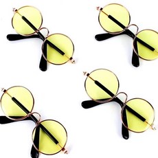 강아지사진아이템 강아지 선글라스 옐로우 고양이, 상세설명 참조, 없음