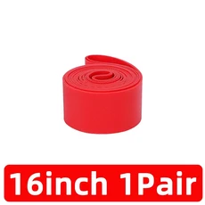 1쌍 방펑 테이프 자전거 타이어 라이너 이너 튜브 패드 사이클링 액세서리 림, [06] 16inch