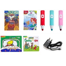 세이펜 레인보우 32G+영어동화책4권+충전기, 스카이블루