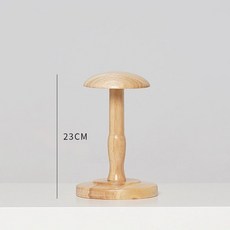 우드 모자 거치대 스탠드 걸이 레트로 진열대 컬러 옷가게, 원목색 짧은 버전