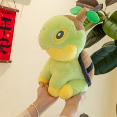 毛絨海龜公仔 可愛布娃娃睡覺抱枕 適合送禮, 草苗龜,60釐米