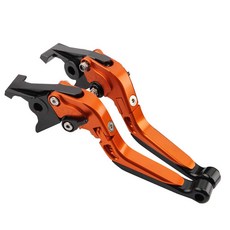 颶風騎士 CNC 剎車牛角離合拉桿 適用 TFX150/XSR155/MT15/R15, 1個, 橙橙黑