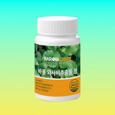 바롬코어 와사비잎 추출물 정 haccp 식약청인증, 1개, 90정
