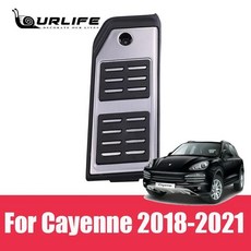 포르쉐 카이엔 페달 커버 가스 브레이크 풋 레스트 하우징 드릴링 자동차 스타일링, 1. For Porsche Cayenne, 기본