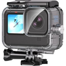Go Pro Hero 13Hero 12Hero 11Hero 10Hero 9 Black 230용 다이브 필터가 있는 방수 케이스FT70M 수중 보호 하우징 키트 프로페셔널 액션, 12/11/10/9 Black Case, 1개