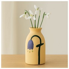 인테리어소품 홈데코 꽃장식 우아한인테리어 플라워 아트 도자기 꽃병 V4