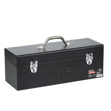 블랙 캐니언 20인치 스틸 공구 견고하고 금속 공구함 휴대용 사용자 및 DIY 뛰어난 내구성이 이상적입니다 탄소강 차고 정비사 자동차 작업장 수리점에 패드락 트레일러, 20-1/8 in, 1개