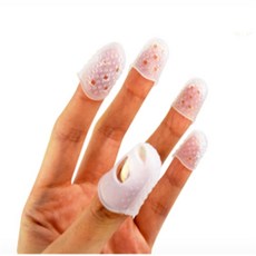 JS 실리콘 골무 화이트 기타골무, S