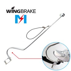 윙브레이크M 보조브레이크 초보운전 운전연수 브레이크봉 장롱면허 연수봉, 실버