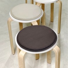 식탁 의자 카페 인테리어 벤치 납작 원형 미니 방석 jw2+39666Pu