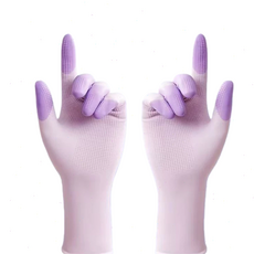 清潔手套3雙裝 靈活貼膚 春夏親膚款, 紫色, 1套