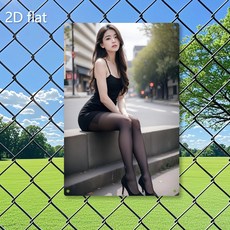 페인팅 모던 메탈 벽장식 우아한 철제 사인 플라크 평면 내후성 사전 드릴링, 4. 01
