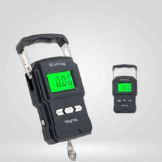 Coms 휴대용 디지털 손저울 캐리어 가방 무게 디지털손저울 측정 캐리어무게측정 손저울, 본상품