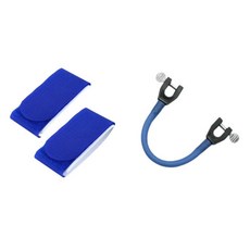 스키 고정 스트랩 운반 랩 타이 커넥터 겨울 야외, 1개, 3. Blue Set