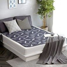 전기장판 무자계 안심전기요 온열매트 1인용 2인용 가정용 캠핑용, 전기매트 무자계 블라썸 싱글