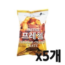 소풍간식 프레챌 PRETZEL 체다치즈맛 85g, 5개