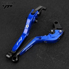 오토바이 조절식 브레이크 클러치 레버 핸들바 엔드, 1개, 6. FZ1 2006-2015