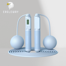 이글웨이 2in1 카운터 멀티줄넘기, 1개, 블루