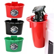 보조바구니 버킷걸이 버킷부속품 수납 세차도구 보조 어부바, 블랙, 그린