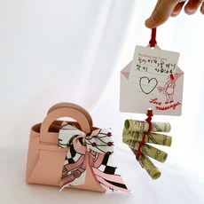 좋은날블랙버블 귀요미 미니 용돈가방 어버이날 스승의날 용돈이벤트, 화이트, 1개