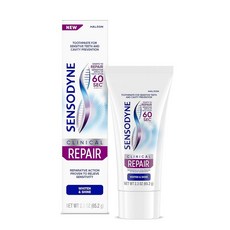 Sensodyne Clinical Repair 화이트닝 앤 샤인 치약 민감도 완화를 위한 65.2g(2.3온스)
