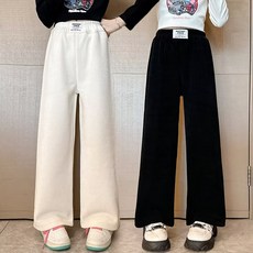 賣場優選新款可愛童裝女童長褲女童褲子秋裝新款春秋洋氣兒童女大童長褲休閒直筒寬鬆秋季闊腿褲