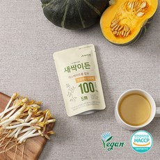 [새싹이든] 순식물성 땅콩새싹 음료 새싹이든 단호박맛, 60개, 130ml