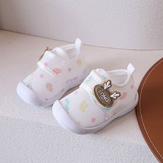 《寶貝不無聊》小龍網面涼鞋 學步鞋寶寶鞋 男童女童包頭涼鞋 防滑軟底春夏嬰幼兒童透氣鞋魔術貼網面